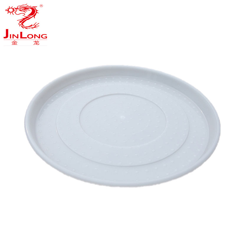 Manufactur standard Plastic Poultry Feed Trays - Thickened and high-rise chicken feed plate with round plate – Longlong