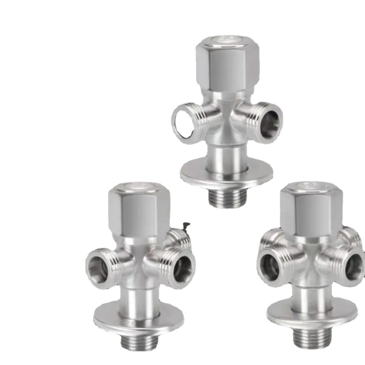Stainless steel 304 one in two out, one in three out, single control 4 home cold and hot water distribution valve Property of goods