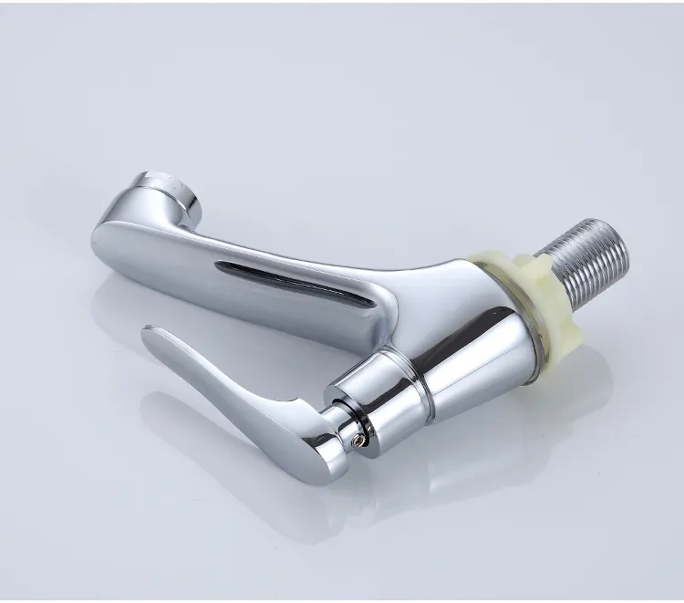 High grade durable single cold brass material bathroom basin faucet tap