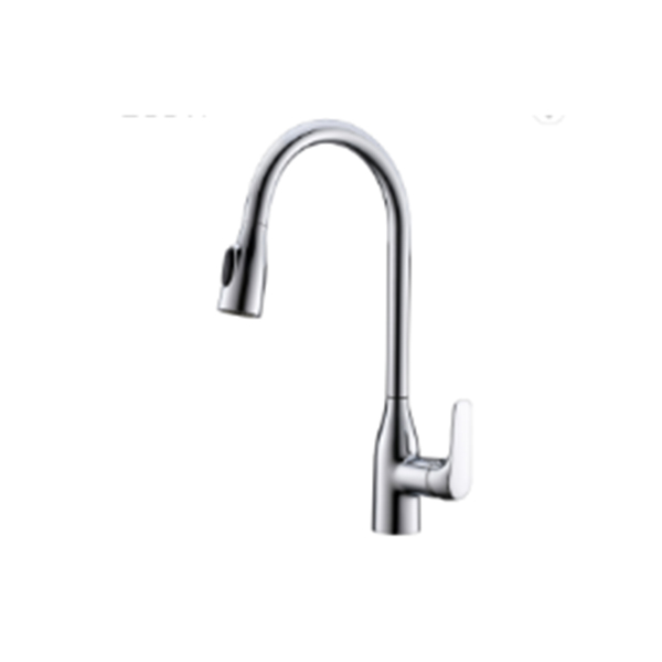 OEM High Quality Garden Faucet Manufacturer –   hot sale single handle commercial chrome designer pull out brass kitchen sink faucets – Yuanchenmei