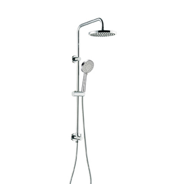 HUIDA 2021 new 9 inch Silicone pressurized top shower hand shower brass shower columns set