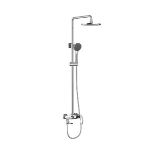 OEM High Quality Bathroom Tap And Shower Sets Manufacturers –  High quality round hand and head wall mounted shower set without mixer – Yuanchenmei