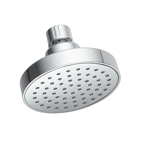 Single Function 4 inch Chrome ABS Plastic Rainfall Pressure Hand Held Bathroom Shower Head for showe