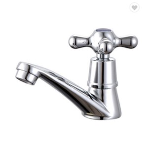 OEM High Quality Faucet Aerator Sprayer Attachment Manufacturer –  European Style Taps Basin Faucet Cross Handle Durable Classic Basin Mixer Chromed Faucet Mixer for Bathroom and Hotel ̵...