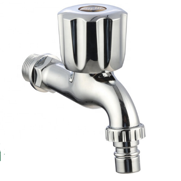 China wholesale Chrome Water Filter Manufacturers –  ABS Plastics Chrome Bibcock Wall Mounted Taps for Wash Machine – Yuanchenmei
