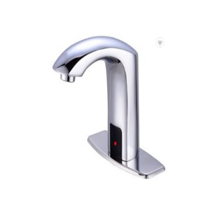 OEM High Quality Junior Aerator Manufacturer –  Latest Design Deck mount automatics sensor water tap chrome brass water saving hospital automatic smart tap bathroom faucet – Yuanchenmei