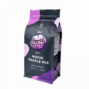 Matte black Custom Printed Logo Moisture Proof EVOH Flat Bottom Coffee Packaging Pouch