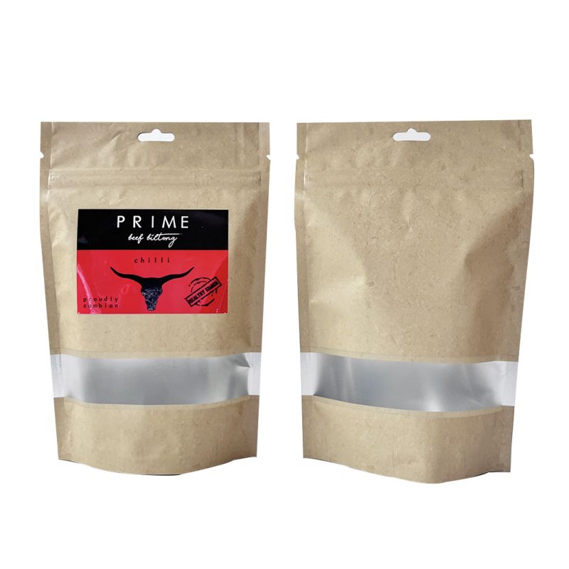 Stand Up Kraft Paper Pouch  (6)