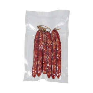 Custom durable plastic food vacuum packing bag transparent heat seal nylon laminated PE vacuum bags