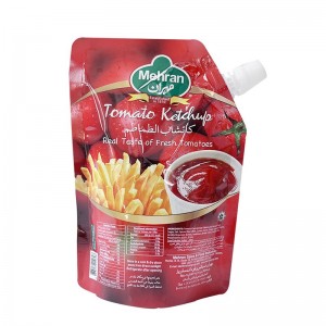 jam pouch manufacturer custom printing foil lined stand up liquid packaging pouch with spout