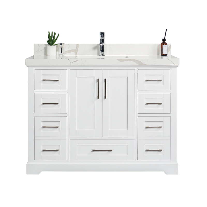42inch-White-Shaker-Cabinet-Cupc-Certified-Sink1