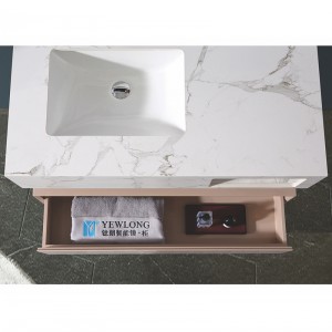 Modern PVC Bathroom Cabinet And Slate Tops