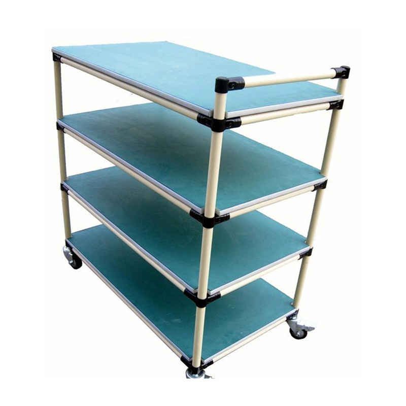Discount Lean Turnover Trolley Suppliers –  Lean Pipe Recyclable Workshop Trolley  – Yufucheng