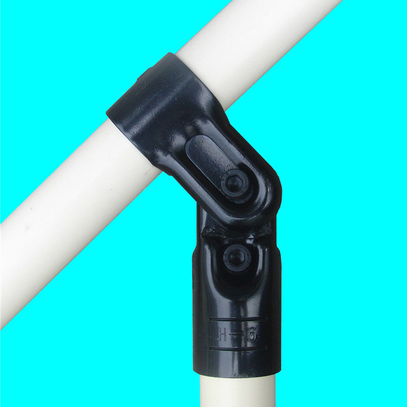 Lean tube connector coated with black electrophoresis finishing