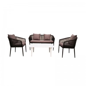 Outdoor Furniture Sofa Set,4PC Conversation Set