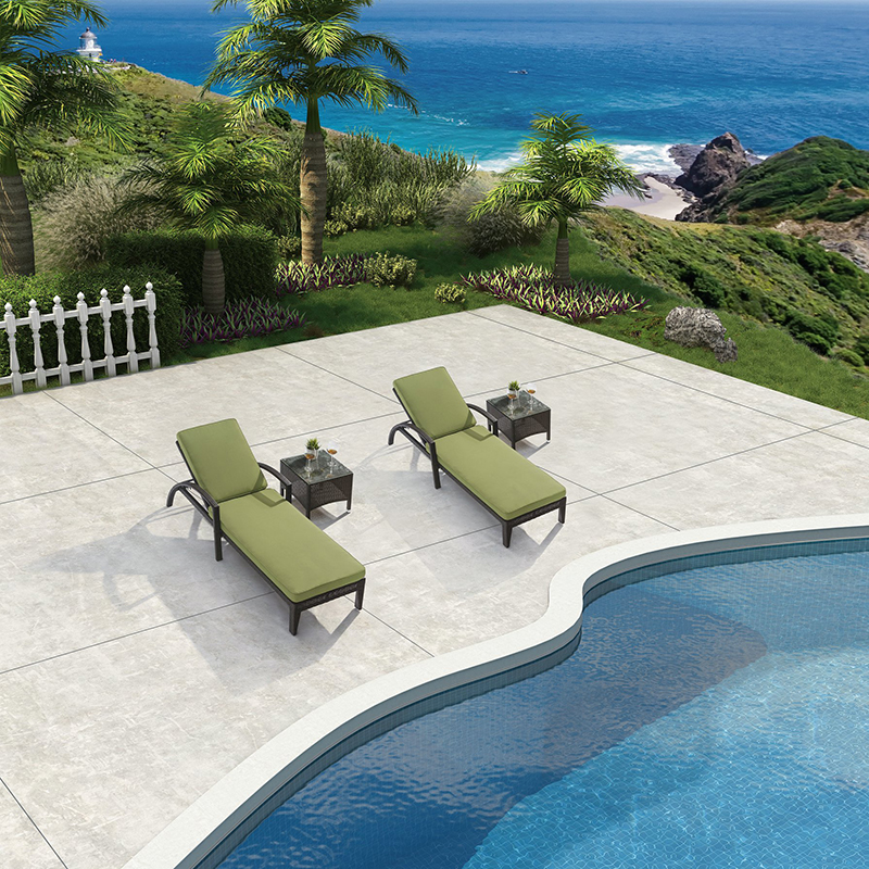 Patio Chaise Lounge Chair Set for Garden, Patio, Balcony, Beach Featured Image