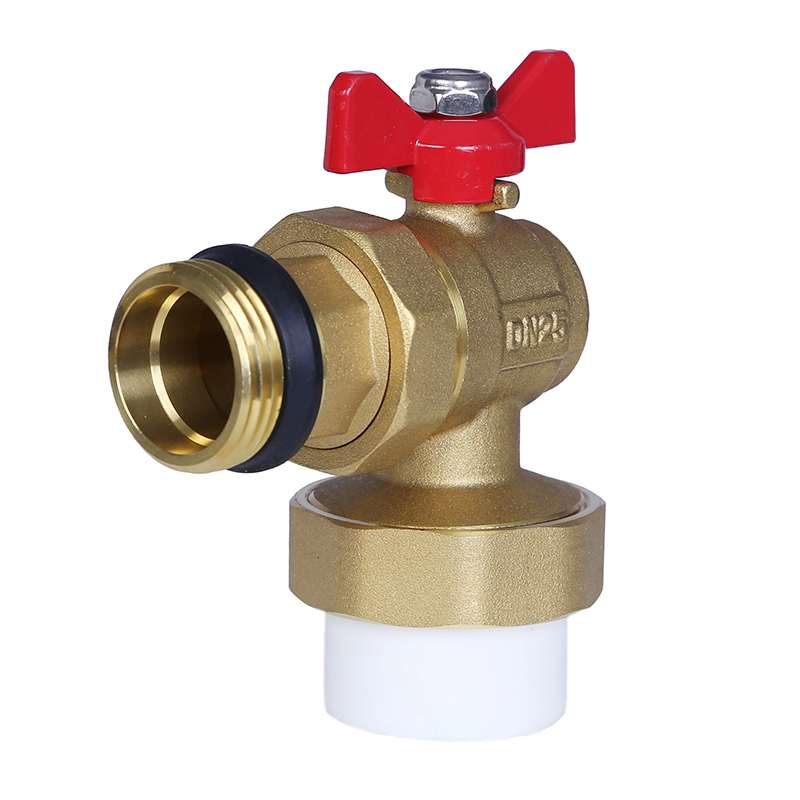 China China wholesale Traditional Radiator Valves Suppliers - Wholesale 1″  PTFE Male Thread Full Flow Butterfly Handle Valve PPR Forged Angle Union Brass  Ball Valve – Peifeng Manufacturer and Supplier