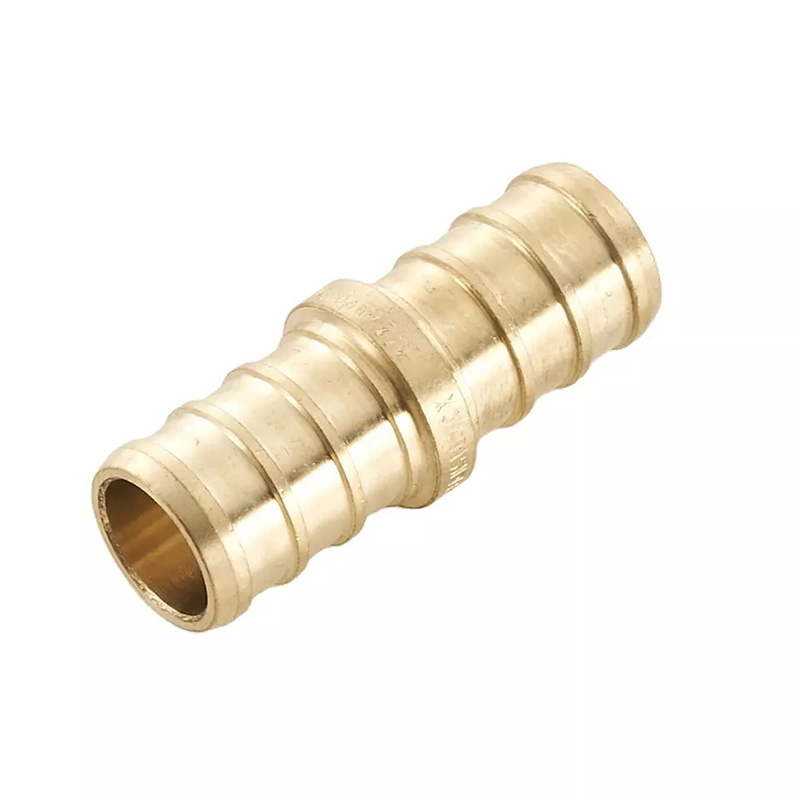 Factory Supply F1807 Standard Plumbing Crimp Fitting Equal Coupler Lead Free Pex Fittings