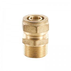 China wholesale Copper Compression Union Manufacturer - Male Straight Brass Compression Fitting For Pex Pipe – Peifeng