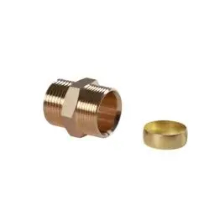 Lead free pex fittings Good Quality copper material GA Extension Piece Brass Reducing Bush fittings