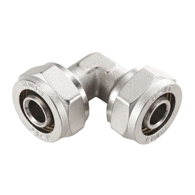 Hot Sale 90 Degree forged Equal Elbow Union al- pex pipe Fitting Brass compression Fittings
