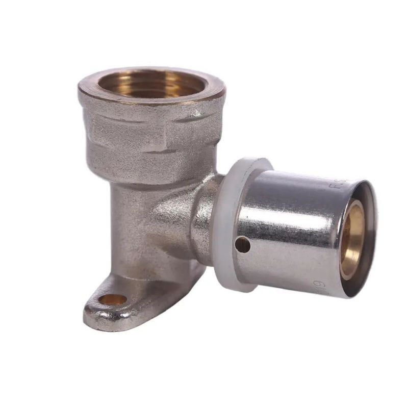 Worth buying wall plate brass elbow compression pipe fittings internal thread compression pipe joints