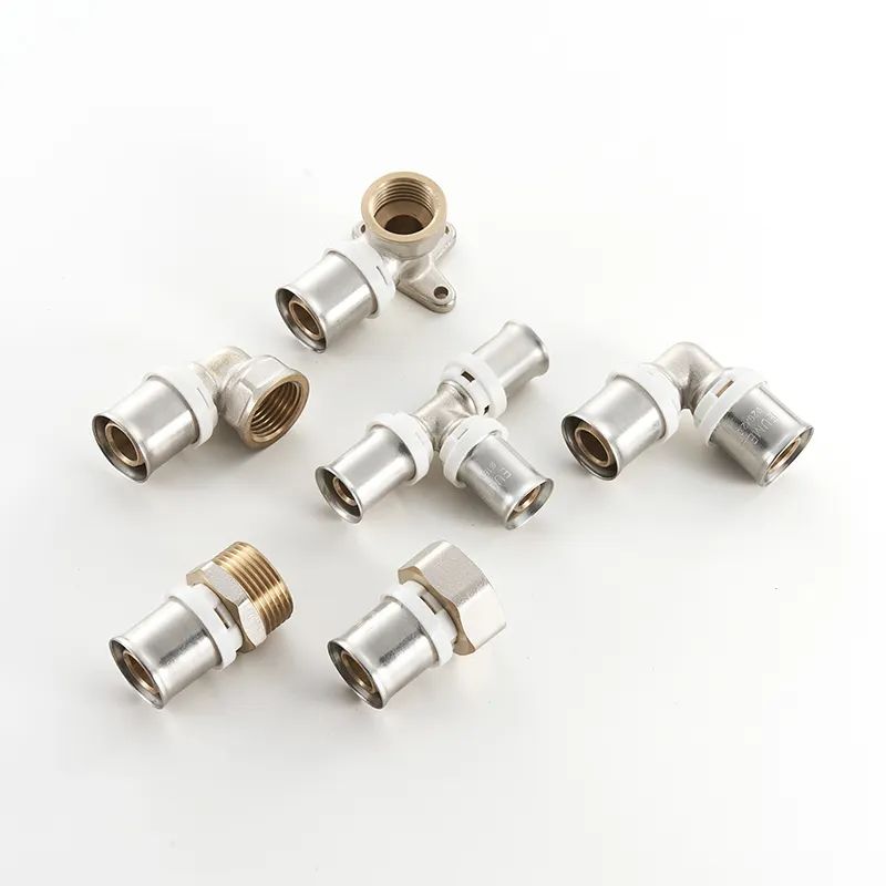 Made In China Internal Thread Stainless Steel Brass Pipe Fittings Compression Sleeve Fittings