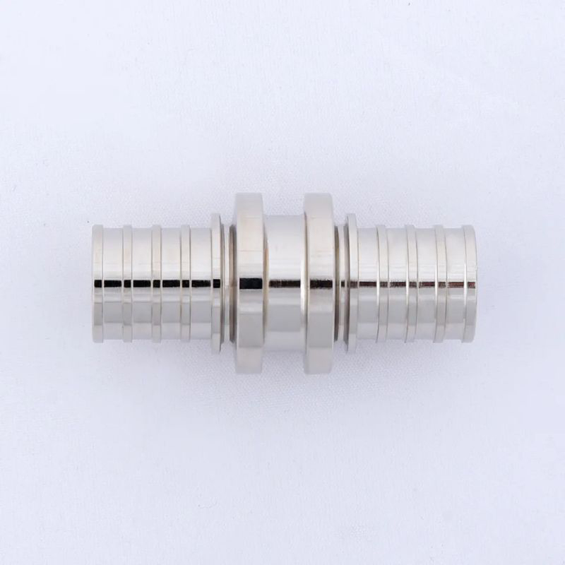 S2016 S2520 Brass Slide Tight Fitting Connection Threaded Reducing Ferrule Union Nipple For Pipe