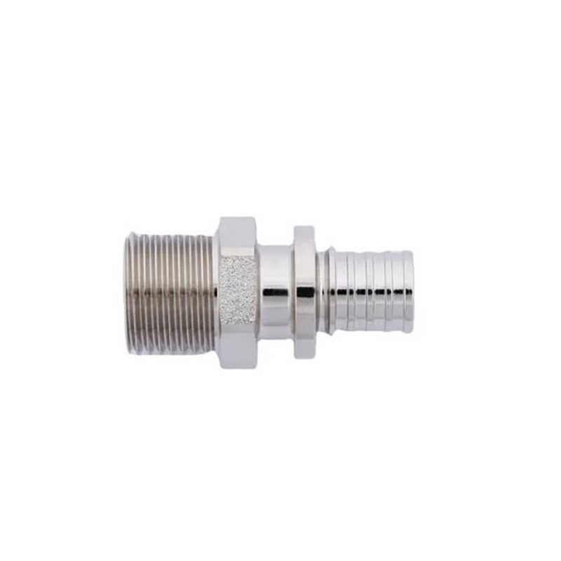 Hot sales Straight Male thread hose barb crimp Plumbing pipe fitting pex fitting brass Sliding Fittings
