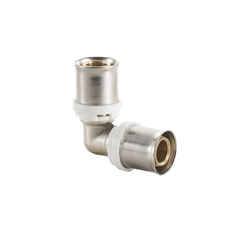 Stainless Steel Sleeve Brass Press Fittings Equal Elbow