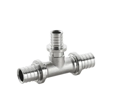 Upgrade Your Plumbing System with Superior Pex Crimp Fitting Brass Reducing Tee Tube Coupling Sliding Pex Fittings