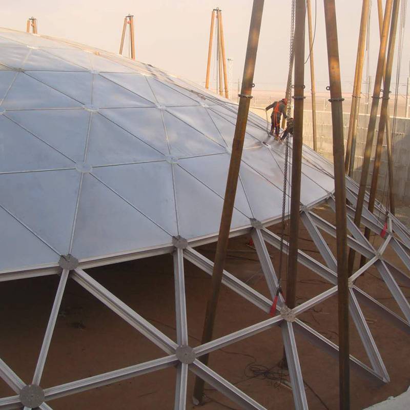 Aluminum Geodesic Dome Roof (1)