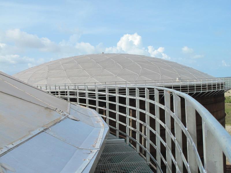 China Customized Storage Tank Aluminum Geodesic Dome Roof Profile  Suppliers, Manufacturers, Factory - Low Price - SAINTY