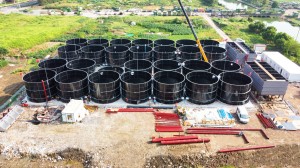 NSF / ANSI 61 standard epoxy bolted tanks for potable water