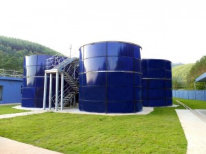 GFS Liquid Storage Tanks , Wastewater Storage Tank Fast Installation