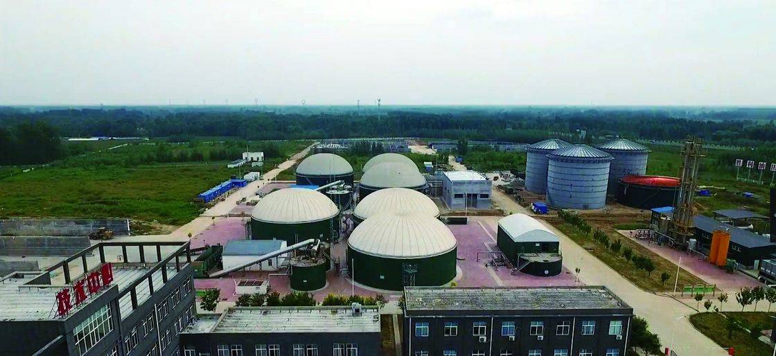 PriceList for Glass Lined Tank - 4000 M3 Glass Fused Steel Tanks POME Anaerobic Digester With Top Mounted Gas Holder – YHR