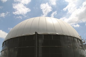 GFS tanks for anaerobic biogas digester in food waste plant