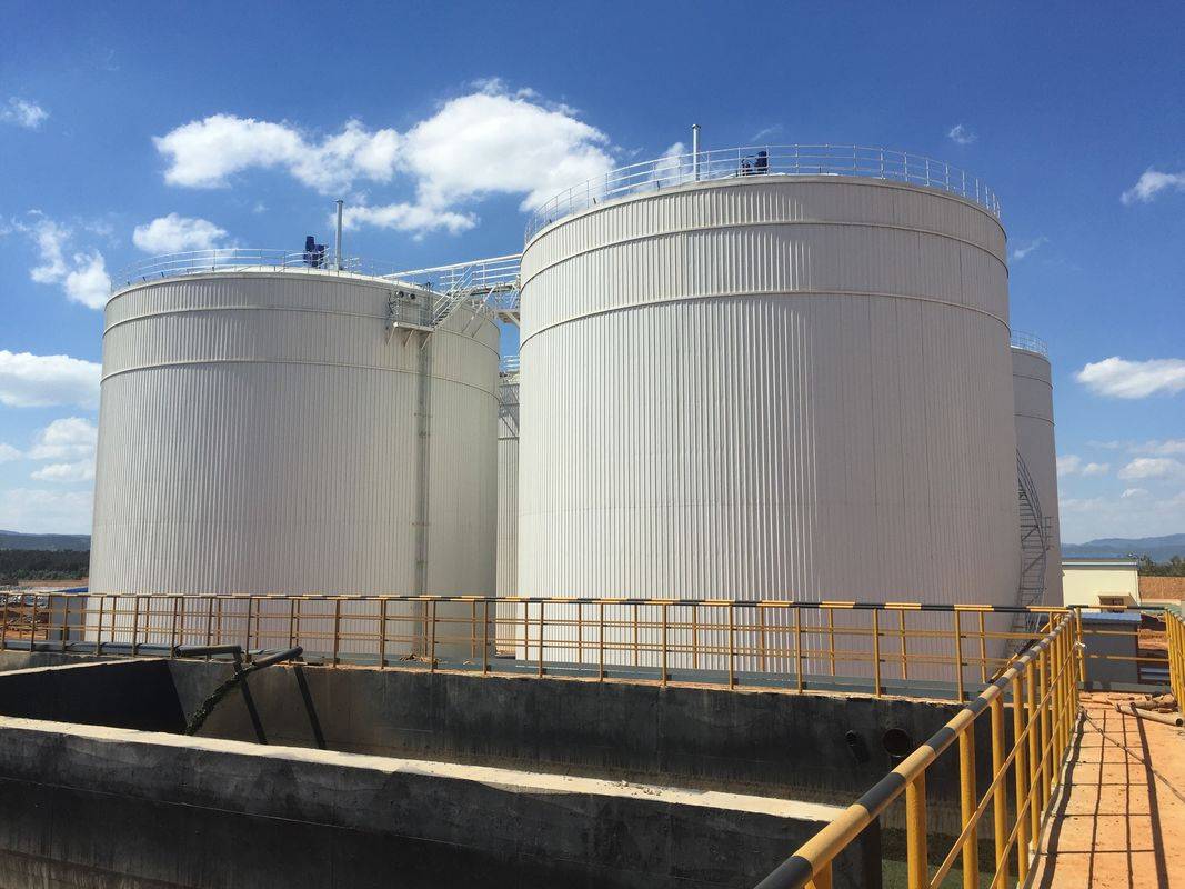 Sewage Treatment 6.0 Mohs Steel Anaerobic Digester Tank