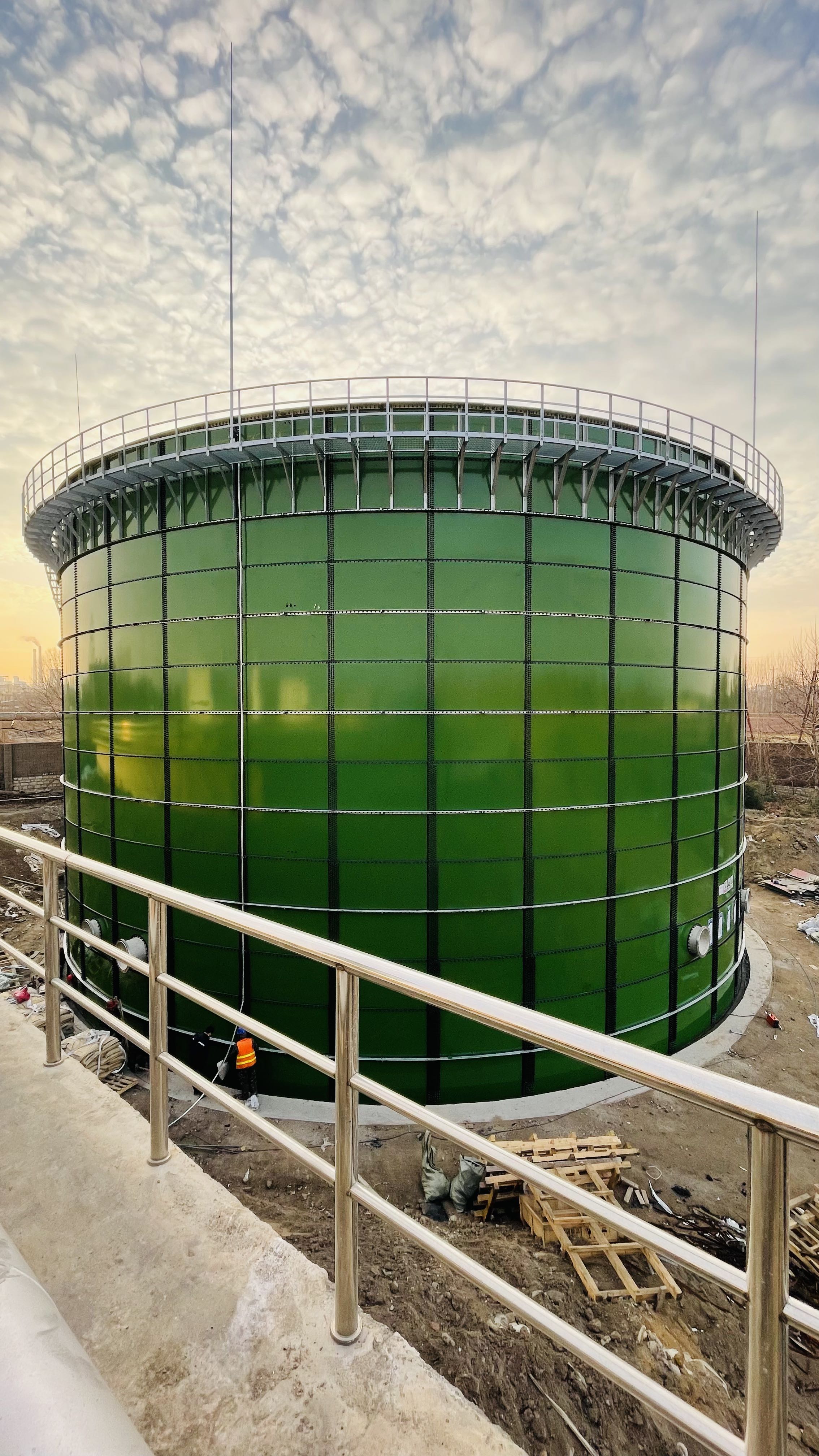 18 Years Factory Glass Coated Steel Tanks - Fusion Bonded Epoxy Tanks for effluent treatment plant  – YHR
