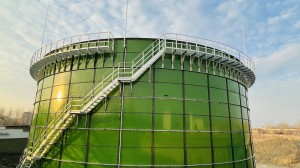 Sewage treatment plant use Fusion Bonded Epoxy Coated Steel Tanks