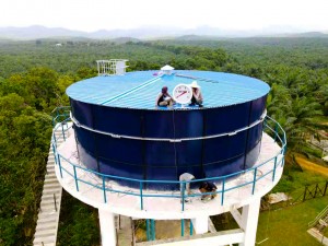 Water storage tanks NSF 61 glass-fused-to-steel tank