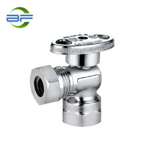 Best 3 Way Ball Valve Manufacturer –  AG010 1/2″ FIP X 7/16″ AND 1/2″ SLIP-JOINT QUARTER TURN ANGLE STOP VALVE – Yehui