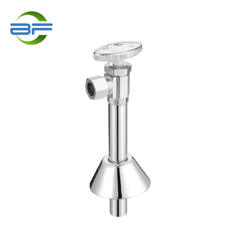 China wholesale Faucet connector Manufacturers –  AG116 1/2″ SWEAT X 3/8″ COMPRESSION MULTI TURN ANGLE STOP VALVE – Yehui