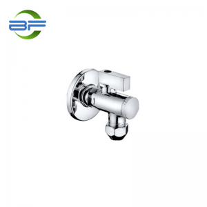 AG514 BRASS ANGLE VALVE WITH FILTER, COMPRESSION OUTLET