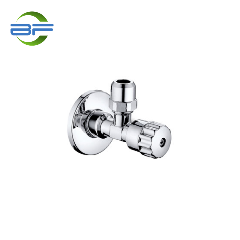 AG603 BRASS ANGLE VALVE, COMPRESSION OUTLET, MULTI TURN