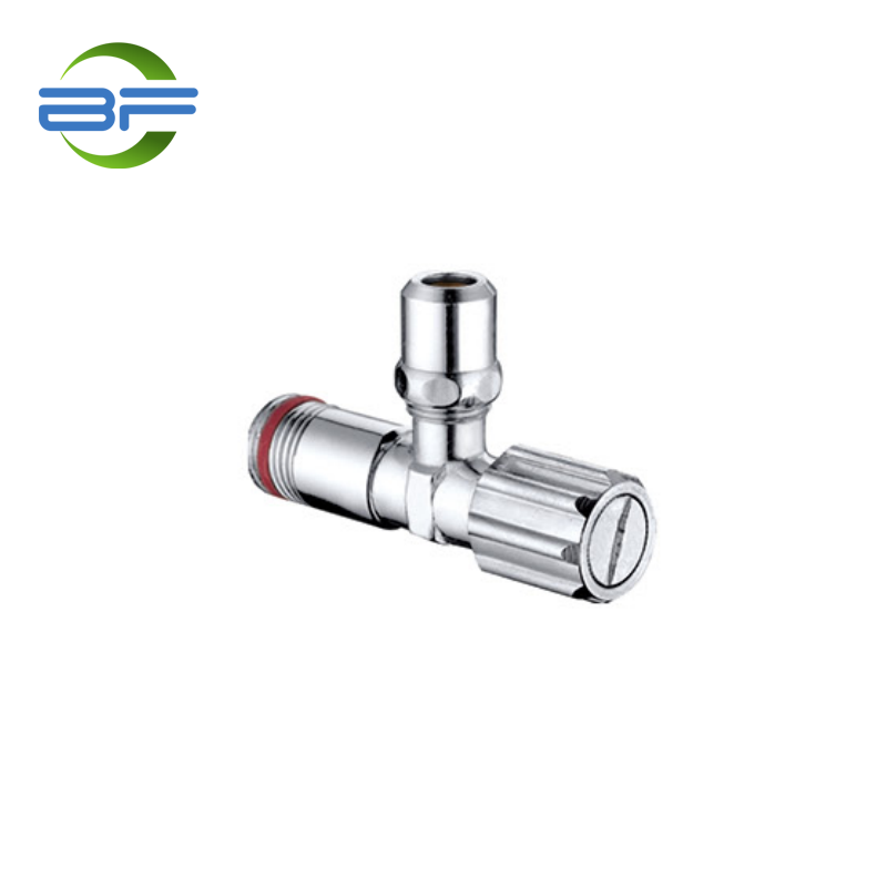 AG608 BRASS ANGLE VALVE, COMPRESSION OUTLET, MULTI TURN