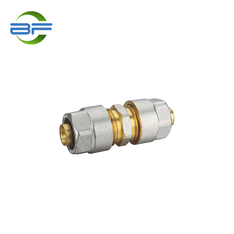 BF003 BRASS STRAIGHT COUPLER FITTING FOR MULTILAYER PIPE
