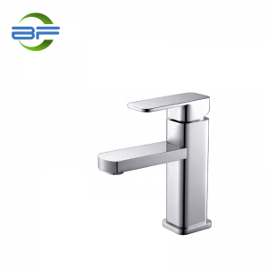 OEM High Quality Bathroom Accessory Set Factories –  BM005 Sanitary Single Hole Brass Basin Mixer Black Waterfall Faucet – Yehui