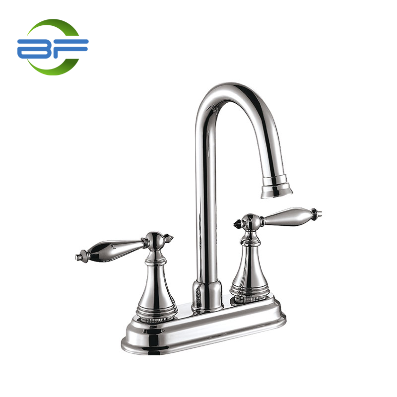 BM412 Brass 4 Inch Lavatory Faucet Bathroom Sink Faucet With Two Handle