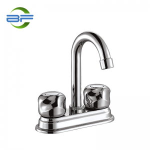 Best PVC Showe Panel Supplier –  BM422 Brass 4 Inch Lavatory Faucet Bathroom Sink Faucet With Two Handle – Yehui